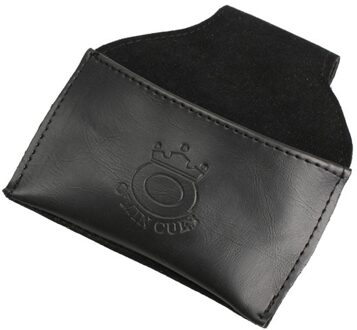 Black Biljart Leather Pouch Krijt Houder Pouch Met Clip Pool Snooker Krijt Houder Accessoires