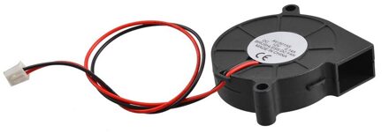 Black Borstelloze Dc Cooling Ventilator 5015S 12V 0.14A 50Mm X 15Mm