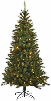 Black Box Kunst kerstboom Black Box Kingston 767 tips met licht 215 cm Groen