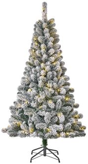 Black Box Millington kunstkerstboom groen LED frosted 80L h155 d86 cm