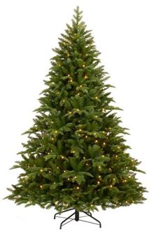 Black Box Trees Black Box Bolton kunstkerstboom groen LED d117 h155 cm groen