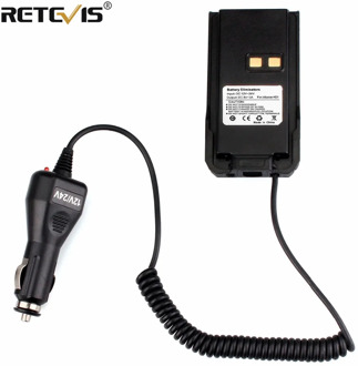 Black Car Charger Battery Eliminator 12V-24V for Ailunce HD1/Retevis RT29 Dual Band DMR Ham Radio Transceiver Walkie Talkie