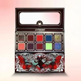 Black Cat 10-Color Chameleon Eyeshadow Palette #Black Cat