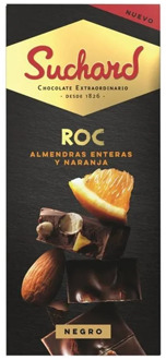Black Chocolate with almonds and orange Suchard ROC, 180g