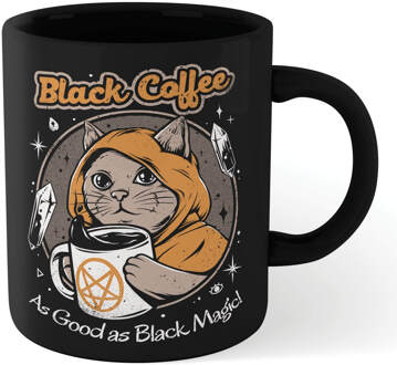 Black Coffee Mug - Black Zwart