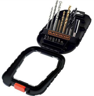 Black & Decker 16 delige Titanium boren en bits Family set A7186