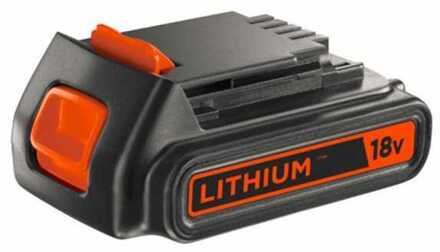 Black & Decker 18V 2,5Ah Lithium-Ion schuifaccu - Geschikt voor alle BLACK+DECKER 18V elektrische- en tuingereedschappen