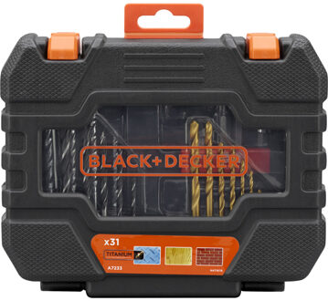 Black & Decker 31-delige schroef-/borenset A7233