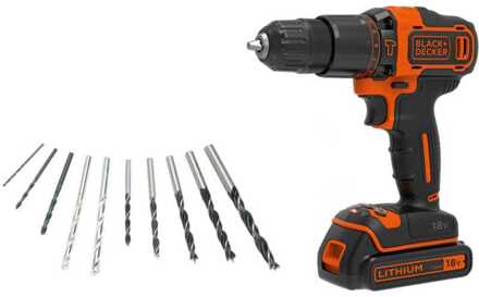Black & Decker Accu klopboorschroevendraaier BDGHD18KA-QW Klopboorschroevendraaier