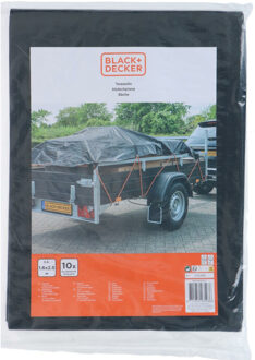 Black & Decker Afdekzeil/dekzeil aanhangers - waterdicht - 1,6x2,5m
