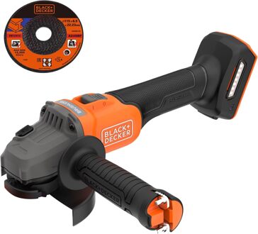 Black & Decker BCG6L8N Accu Haakse Slijper | 18V | 115 mm | Zonder accu's en lader - BCG6L8N-XJ