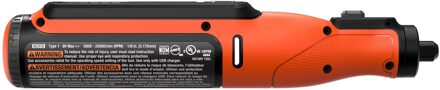Black & Decker BCRT8I BLACK+ DECKER 7.2V Multigereedschap met 37 accessoires | 37 Accessoires - BCRT8I-XJ
