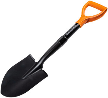 Black & Decker Black and Decker Schep - hout/metaal - 65 cm - tuinschop / tuinieren - kleine camping schep