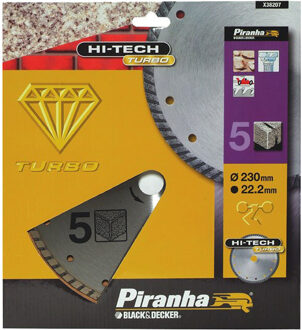Black & Decker Diamantblad Met Turbo Rand 230mm X38207-XJ Slijpschijf
