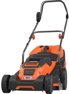 Black & Decker Easysteer BEMW481ES-QS Elektrische Grasmaaier Oranje, Zwart