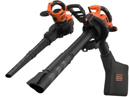 Black & Decker Elektrische Bladblazer- Zuiger En Versnipperaar Beblv300sb-qs- 3000w
