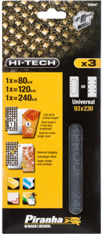 Black & Decker Set Schuurgaas X39067-XJ Schuurpapier