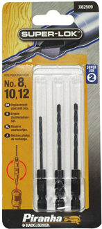 Black & Decker Set Voorboren X62509-XJ Boorset