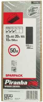 Black & Decker Sparpack 1/2 vel X31215-QZ Schuurpapier