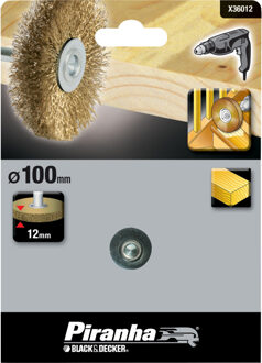 Black & Decker Staalborstel 100mm X36012-XJ Borstel