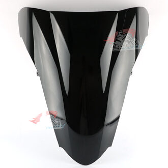 Black Double Bubble Voorruit Voorruit voor Honda VFR800 2002 2003 2004 2005 2006 2007