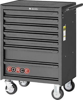 Black edition Gereedschapswagen 7 lades en 180 stuks gereedschap. 10517M180A