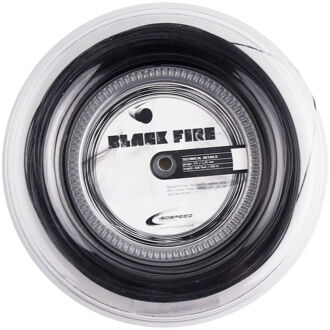 Black Fire Rol Snaren 200m-Zwart - 1.25