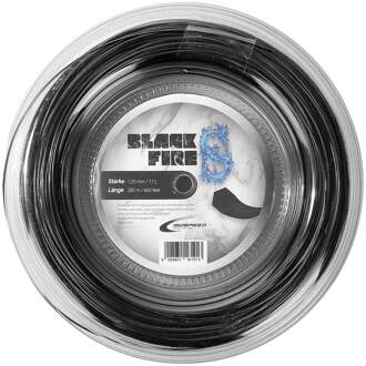 Black FireS Rol Snaren 200m-Zwart - 1.25