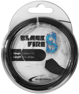 Black FireS Set Snaren 12m-Zwart - 1.25