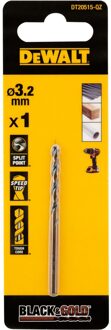 Black & Gold Metaalboor | 3,2 mm - DT20515-QZ