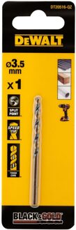 Black & Gold Metaalboor | 3,5 mm - DT20516-QZ