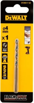 Black & Gold Metaalboor | 4 mm - DT20517-QZ