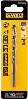 Black & Gold Metaalboor | 7,5 mm - DT20525-QZ