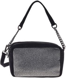 Black handbag in suede Baldinini , Black , Dames - ONE Size