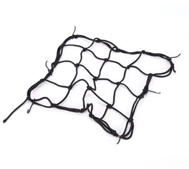Black Heavy-Duty Elastische Bungee Bagage Bagagenet Mesh Houder 6 Verstelbare Haken Voor Motorcycle Bike