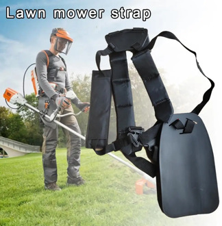 Black Lawn Mower Shoulder Strap For Strap Grass String Trimmer Brush Cutter Belt Lawn Mower Shoulder Harness Strap