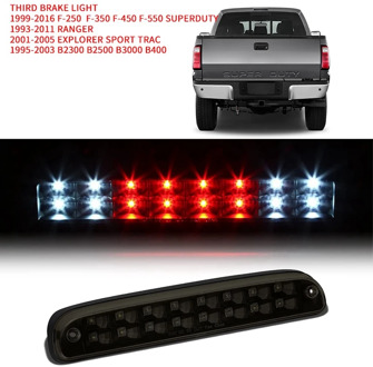 Black LED Third Stop Brake Light Cargo for 99-16 Ford F250/93-11 Ranger Mazda B-Series