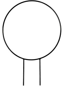 Black Metal Tuin Trellis Voor Klimmen Planten Bloem Groenten Rose Rotan Hart En Ronde Vorm Plant Holder