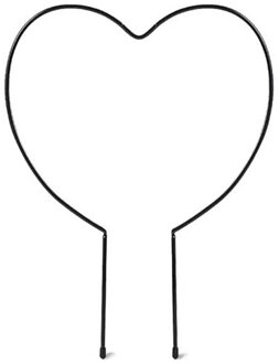 Black Metal Tuin Trellis Voor Klimmen Planten Bloem Groenten Rose Wijnstok Hart En Ronde Vorm Plant Trellis