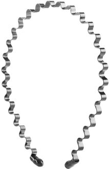 Black Metal Zwaaide Stijl Sport Haarband Effen Unisex Haarband Casual Adult Hoofddeksels Haar Styling Tool 1