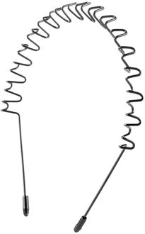 Black Metal Zwaaide Stijl Sport Haarband Effen Unisex Haarband Casual Adult Hoofddeksels Haar Styling Tool 4