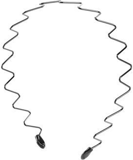 Black Metal Zwaaide Stijl Sport Haarband Effen Unisex Haarband Casual Adult Hoofddeksels Haar Styling Tool 5