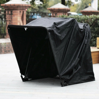 Black Motorbike Tent Outdoor Storage Motorcycle Cover Scooter Shelter CycleMotorbike Tent Outdoor