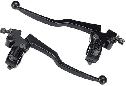 Black Motorcycle Handvat Grips Brake Koppeling Hevels Voor CG125 Voor Honda Cg 125