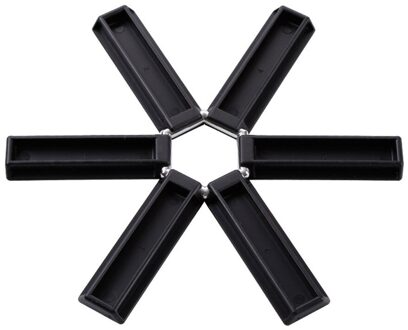 Black Opvouwbare Antislip Hittebestendige Pad Trivet Pan Placemat Pannenlap Mat Coaster Kussen Keuken Accessoires #30