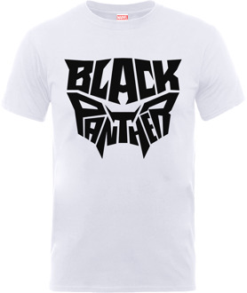 Black Panther Embleem T-shirt - Wit - L