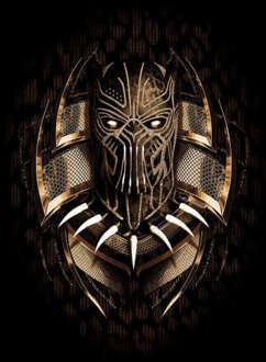 Black Panther Gold Erik Killmonger Trui - Zwart - XXL - Zwart