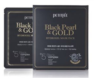 Black Pearl & Gold Hydrogel Mask Pack 5pcs 32g x 5pcs