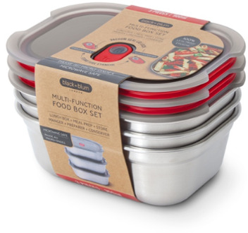 Black+Blum Food Box Set Medium Zilver