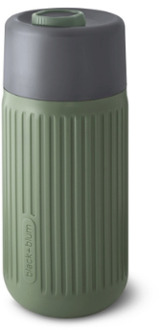 Black+Blum Travel Cup Glass 0.34Ltr Grey Olive Groen